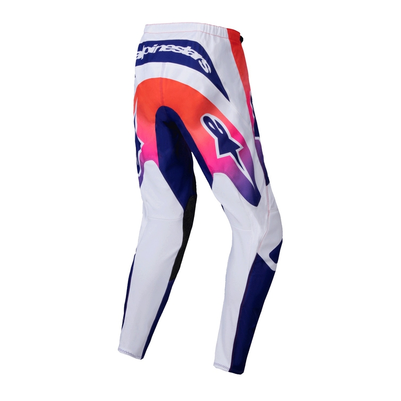 Pantaloni motocross Alpinestars Stella Fluid Wurx pentru femei, multicolor-alb