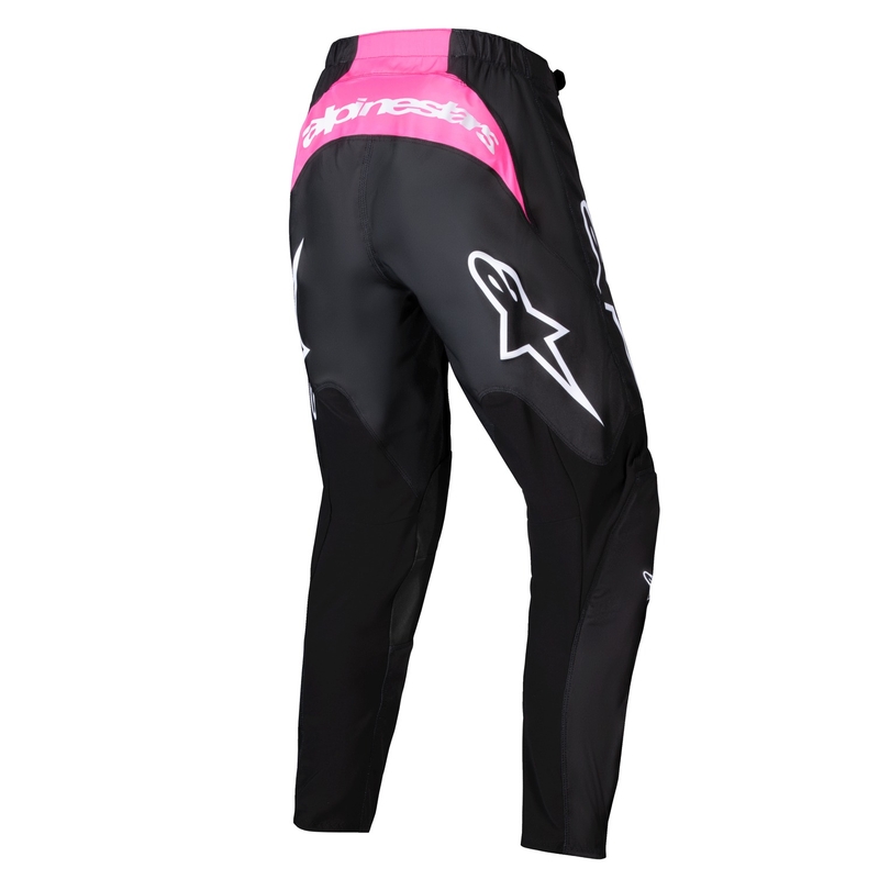 Pantaloni motocross damă Alpinestars Stella Fluid Haul Negru-Roz Fluo