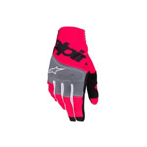 Mănuși de motocross Alpinestars Techstar 2025 negru-roz fluo