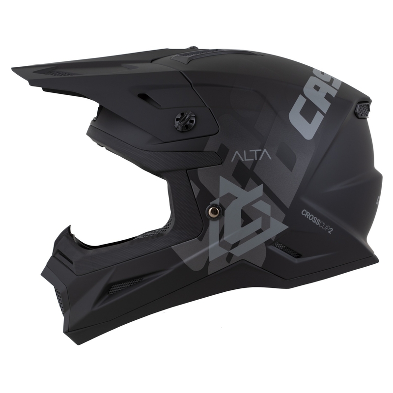 Casca motocross Cassida Cross Cup 2 Alta negru-gri mat