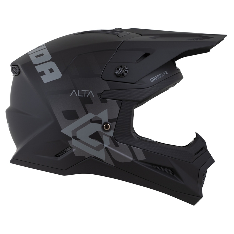 Casca motocross Cassida Cross Cup 2 Alta negru-gri mat