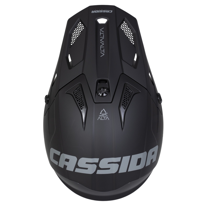 Casca motocross Cassida Cross Cup 2 Alta negru-gri mat