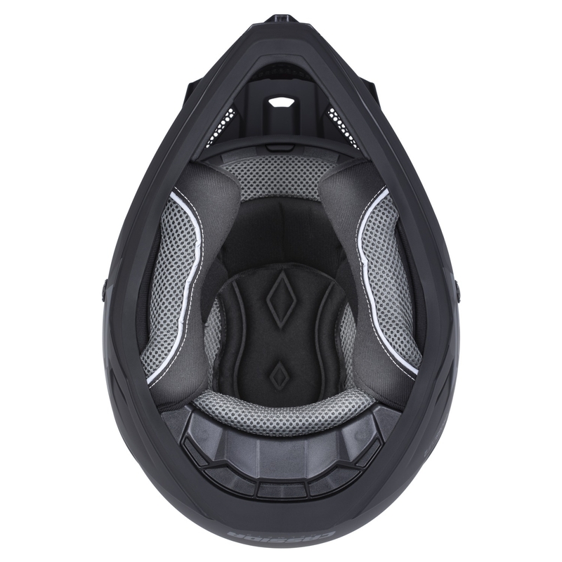 Casca motocross Cassida Cross Cup 2 Alta negru-gri mat