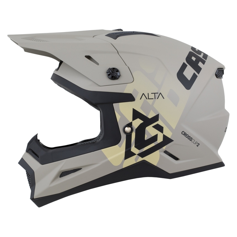 Casca de motocross Cassida Cross Cup 2 Alta gri nisip mat