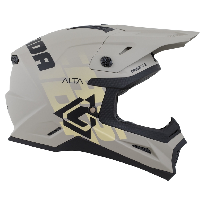 Casca de motocross Cassida Cross Cup 2 Alta gri nisip mat