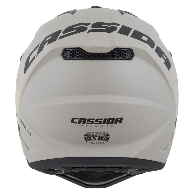 Casca de motocross Cassida Cross Cup 2 Alta gri nisip mat