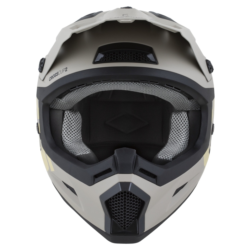 Casca de motocross Cassida Cross Cup 2 Alta gri nisip mat
