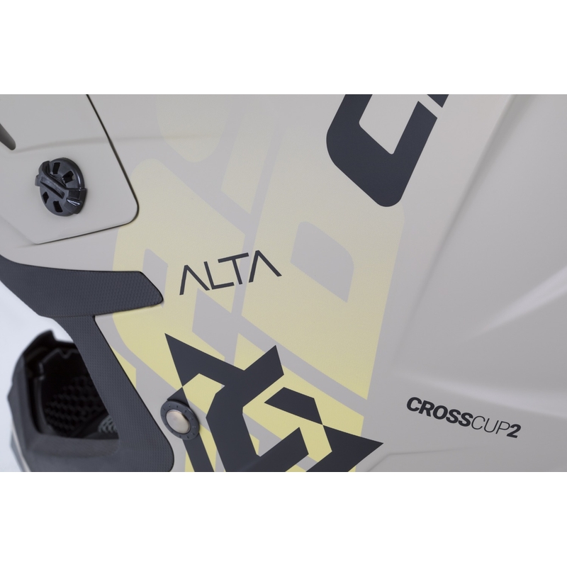 Casca de motocross Cassida Cross Cup 2 Alta gri nisip mat
