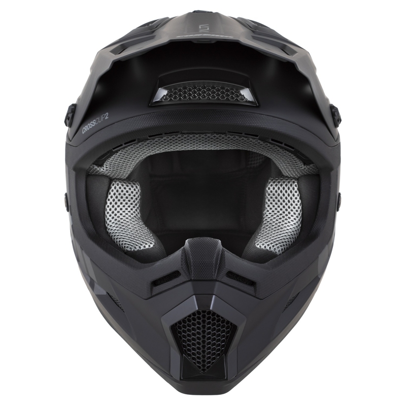 Casca motocross copii Cassida Cross Cup 2 Alta negru-gri mat