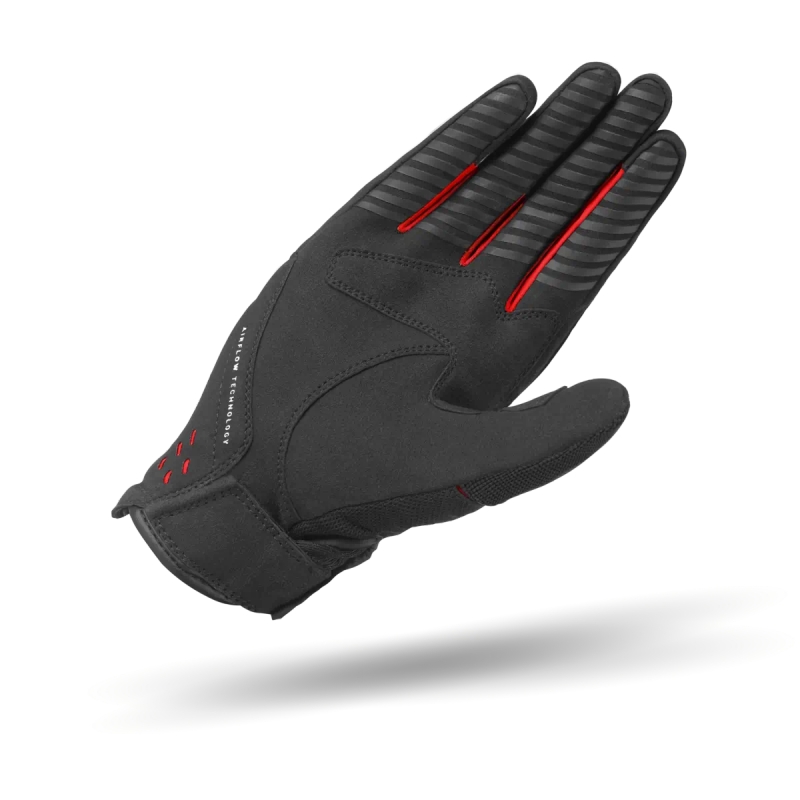 Mănuși moto damă Shima One EVO negru-roșu