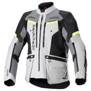 Geacă moto Alpinestars Bogota PRO Drystar 2025 gri-negru-galben fluo