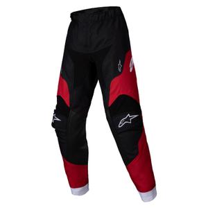 Pantaloni motocross Alpinestars Racer Veil Kids negru-rosu