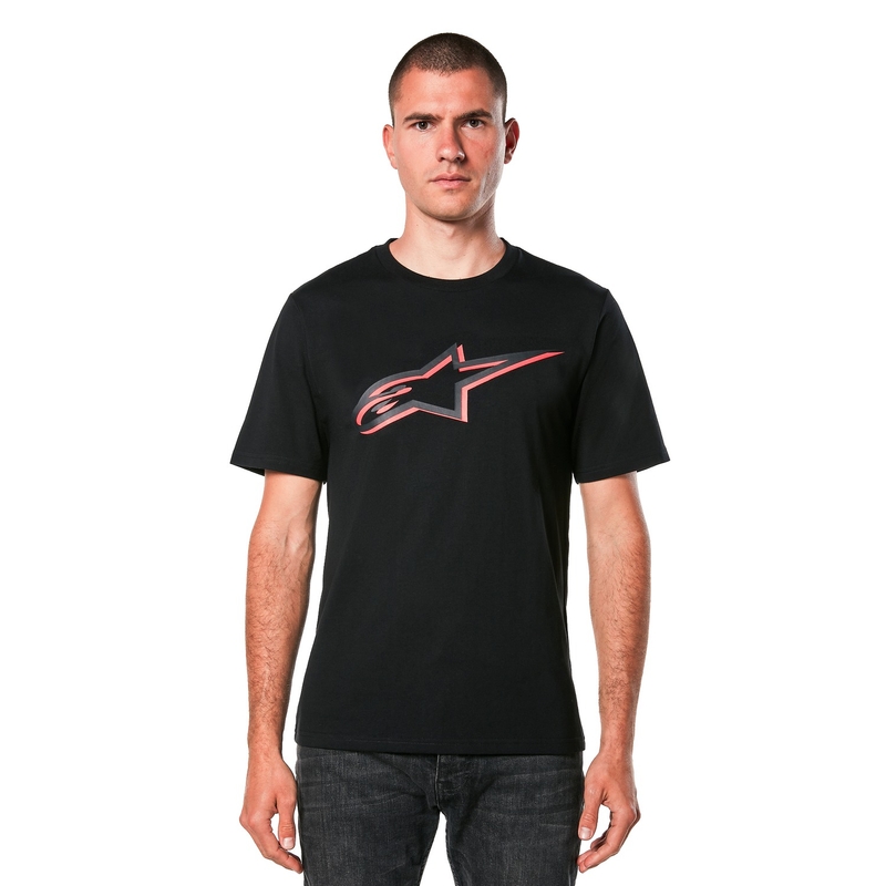 Tricou Alpinestars Ageless Shadow CSF negru-rosu