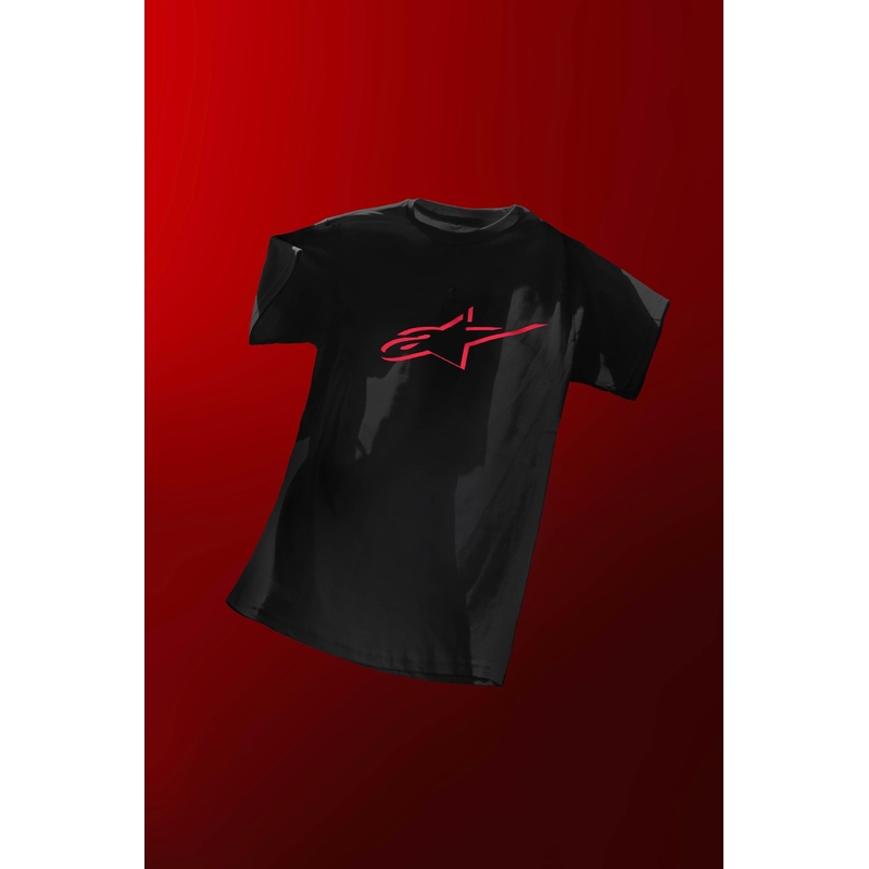 Tricou Alpinestars Ageless Shadow CSF negru-rosu
