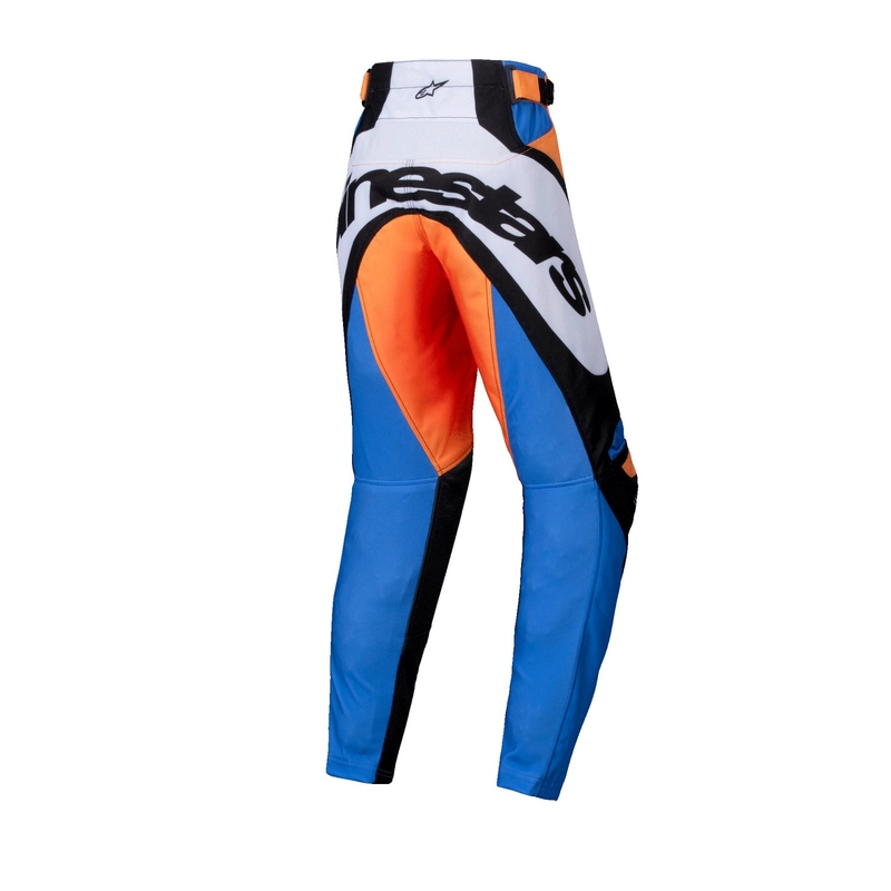 Pantaloni motocross copii Alpinestars Racer Melt portocaliu-albastru