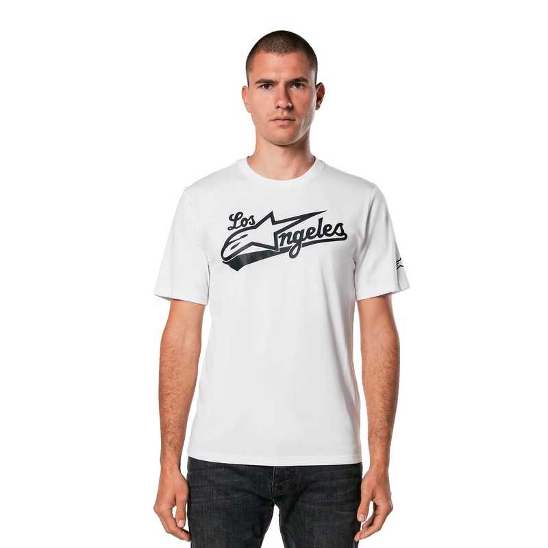 Tricou alb Alpinestars Los Angeles CSF