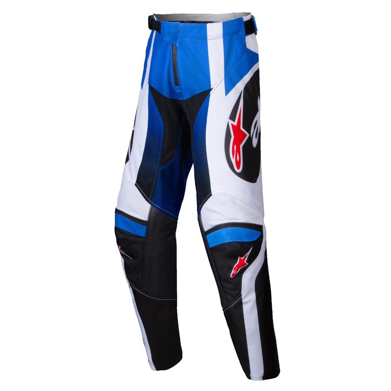 Pantaloni motocross copii Alpinestars Racer Wurx albastru-negru