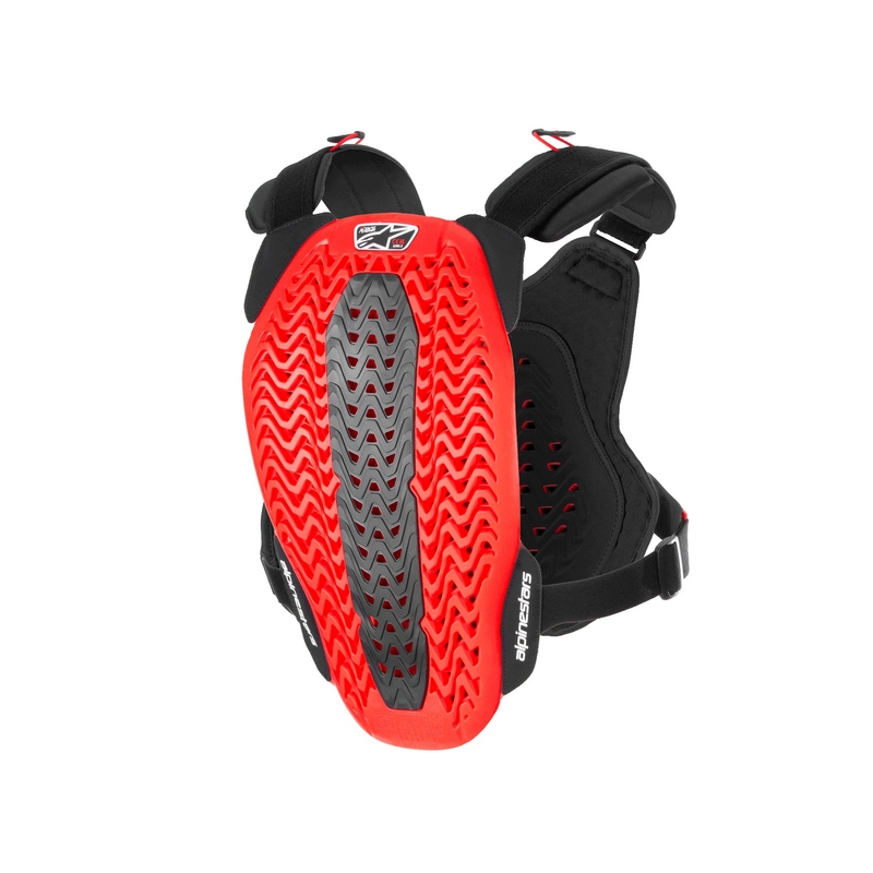 Protector de piept Alpinestars A-5 Plasma negru-rosu-alb