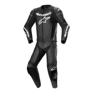 Costum din două piese din piele Alpinestars GP Force Lurv 2025 alb-negru