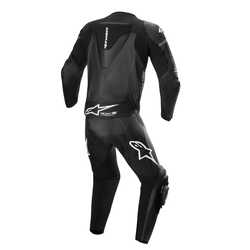 Costum din două piese din piele Alpinestars GP Force Lurv alb-negru