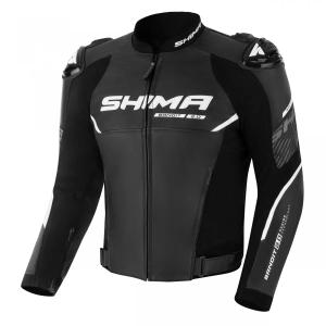 Geaca de piele pentru motociclete Shima Bandit 2.0 neagra