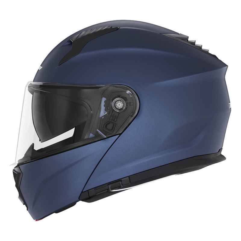 Casca de motocicleta rabatabila NOX N968 albastru mat