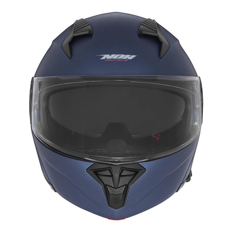 Casca de motocicleta rabatabila NOX N968 albastru mat