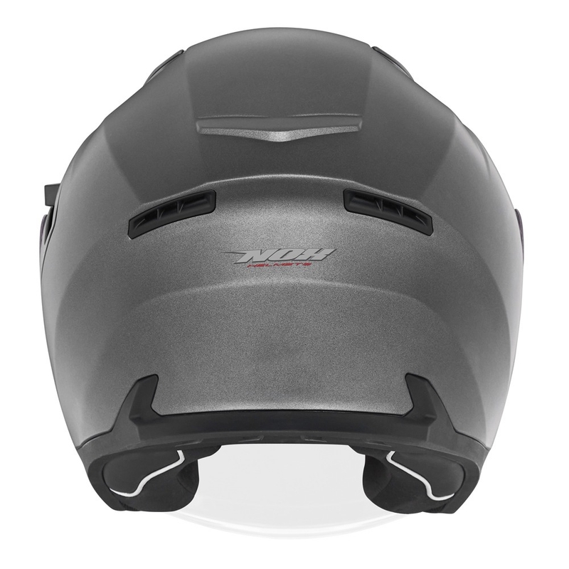 Casca moto deschisa NOX N130 titan mat
