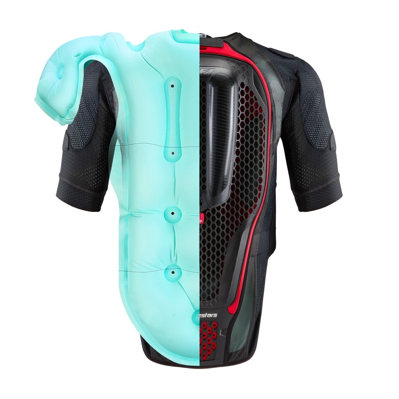 Vesta airbag sistem Alpinestars TECH-AIR®7X negru-rosu lichidare