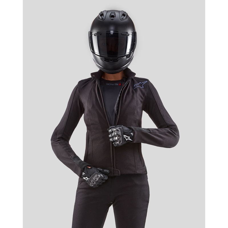 Vesta airbag dama Alpinestars Stella TECH-AIR®3 sistem negru-gri inchis