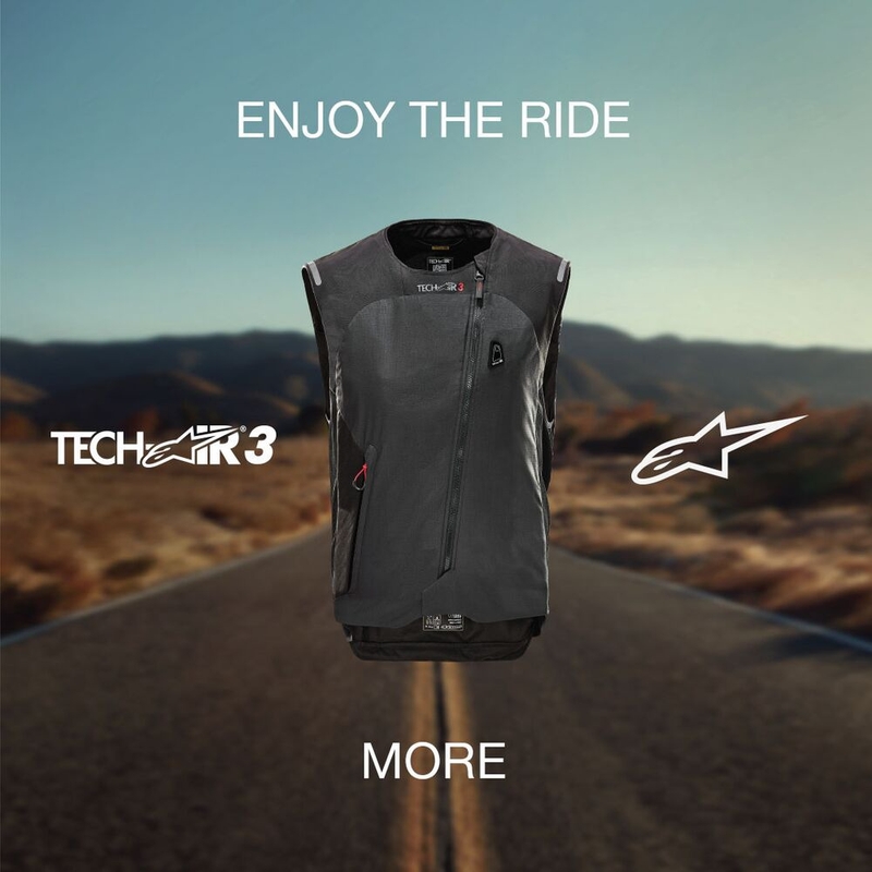 Vesta airbag dama Alpinestars Stella TECH-AIR®3 sistem negru-gri inchis