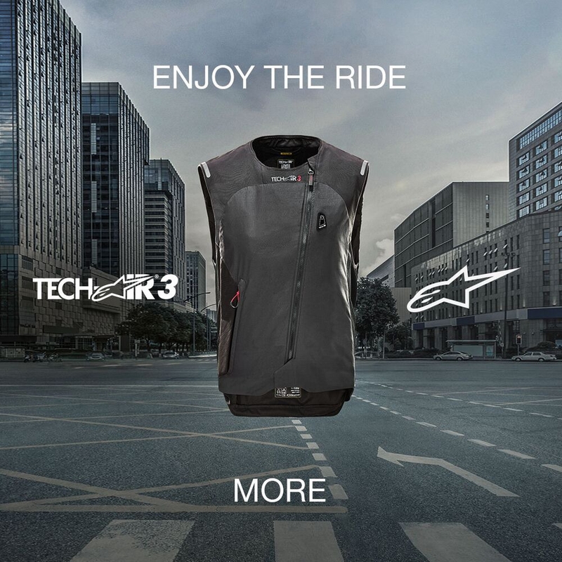 Vesta airbag dama Alpinestars Stella TECH-AIR®3 sistem negru-gri inchis