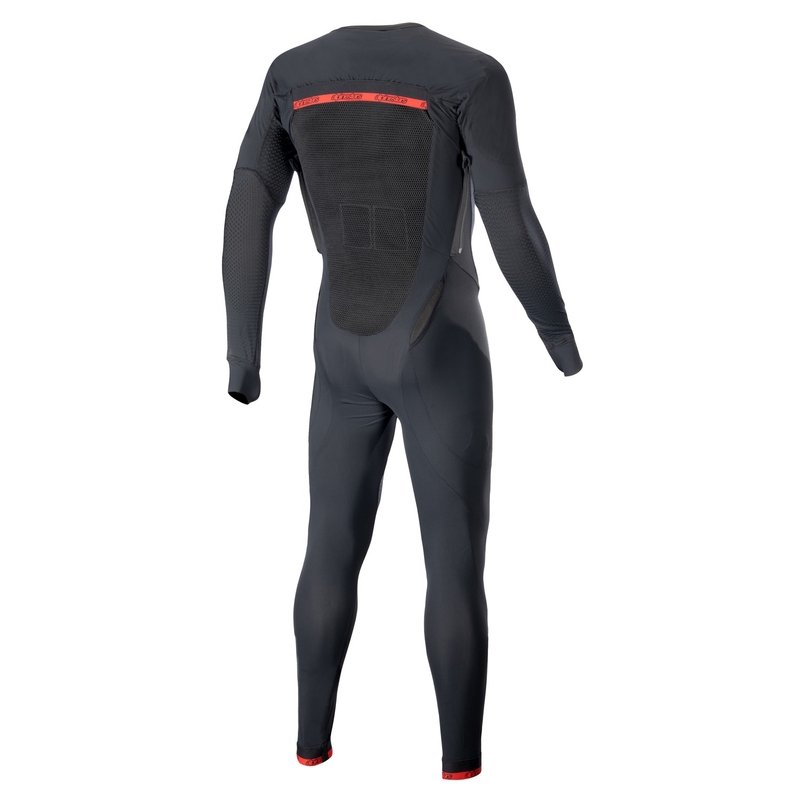 Stratul exterior al vestei airbag Alpinestars TECH-AIR®10 negru-roșu-gri