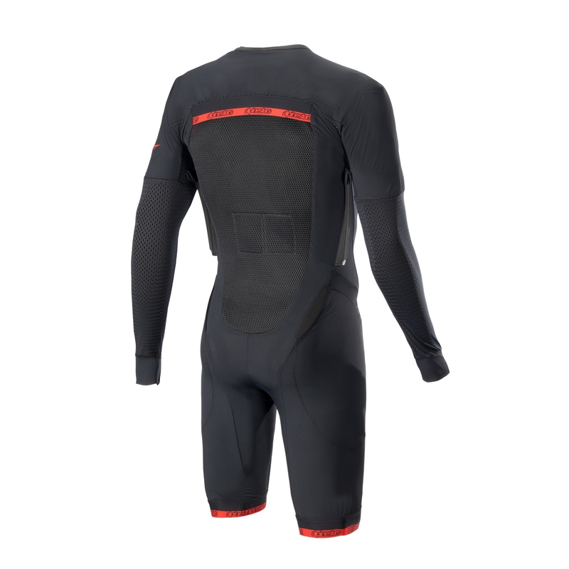 Vesta cu airbag Alpinestars TECH-AIR®10 Strat exterior cu pantaloni scurți Negru-Roșu-Gri