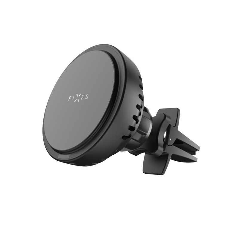 Suport cu încărcare fără fir și răcire activă FIX MagCool cu atașament MagSafe negru 15W