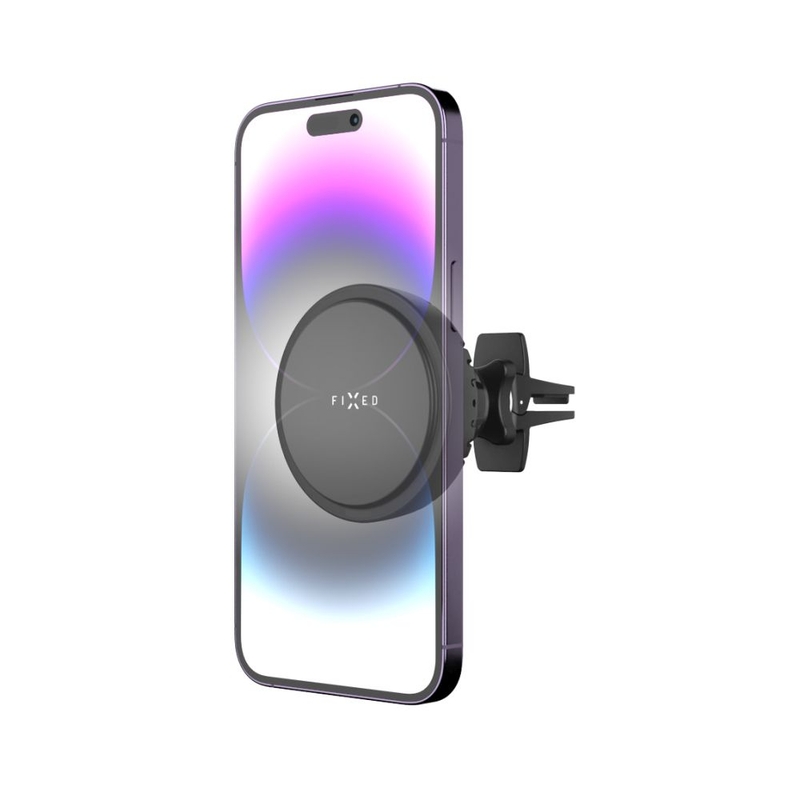 Suport cu încărcare fără fir și răcire activă FIX MagCool cu atașament MagSafe negru 15W