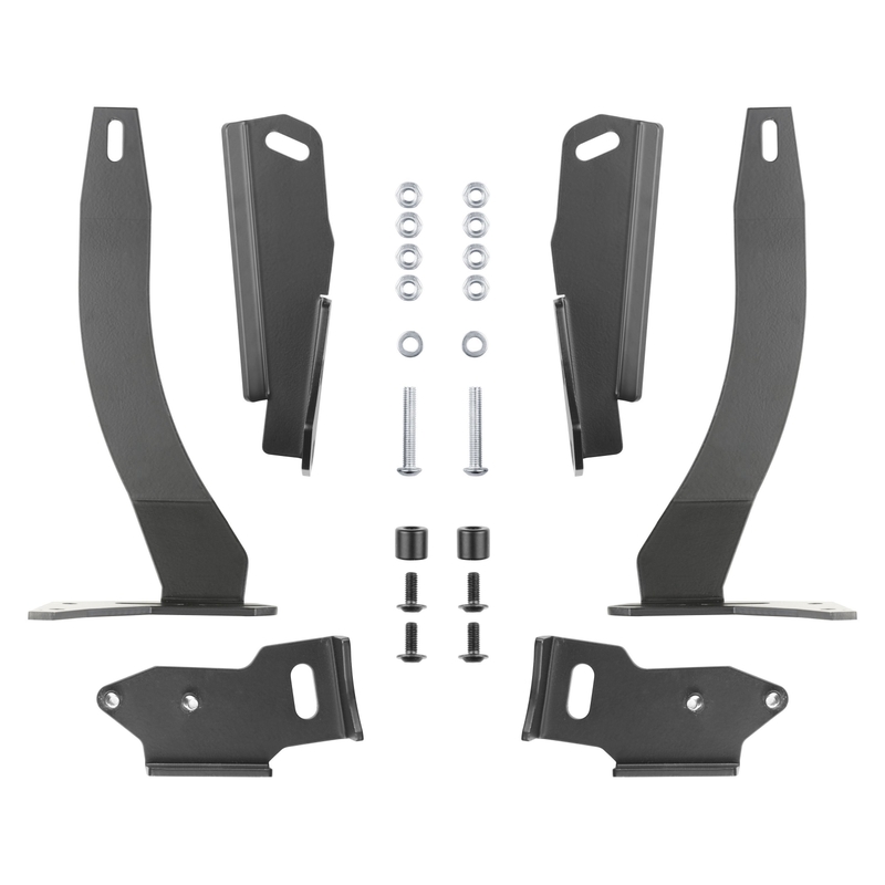 Suport pentru iluminare LED suplimentară Interfon pentru Honda Africa Twin (până în 2019) negru