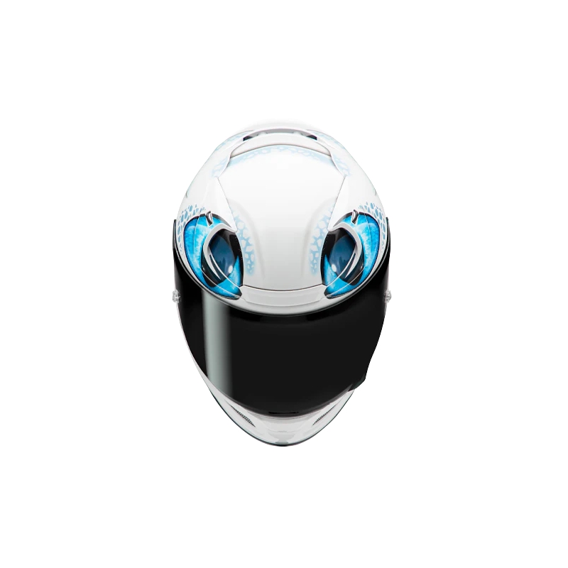 Cască integrală HJC RPHA 12 Light Fury Universal alb-albastru lichidare
