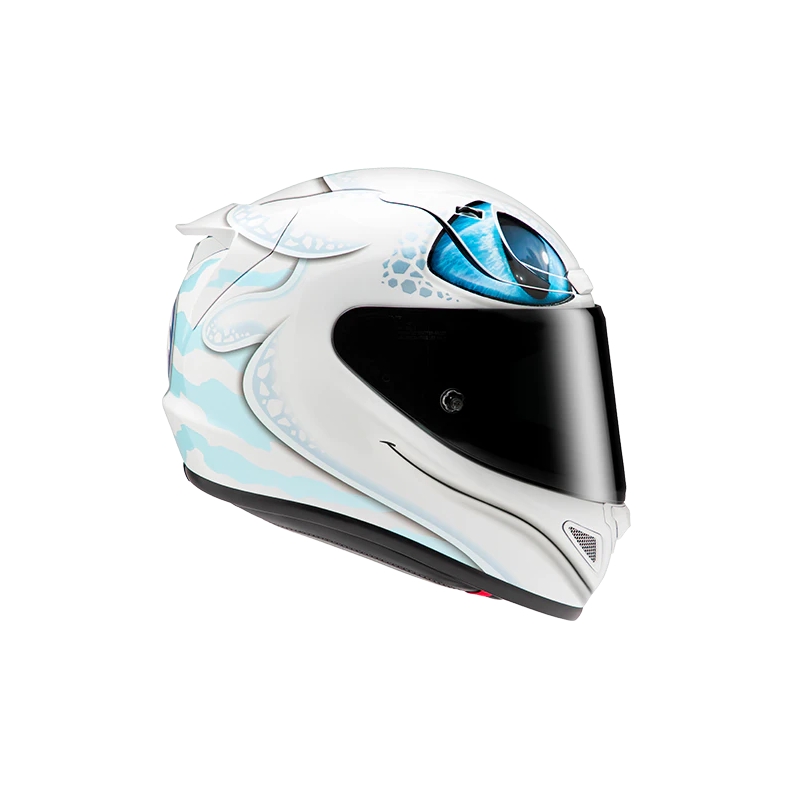 Cască integrală HJC RPHA 12 Light Fury Universal alb-albastru lichidare
