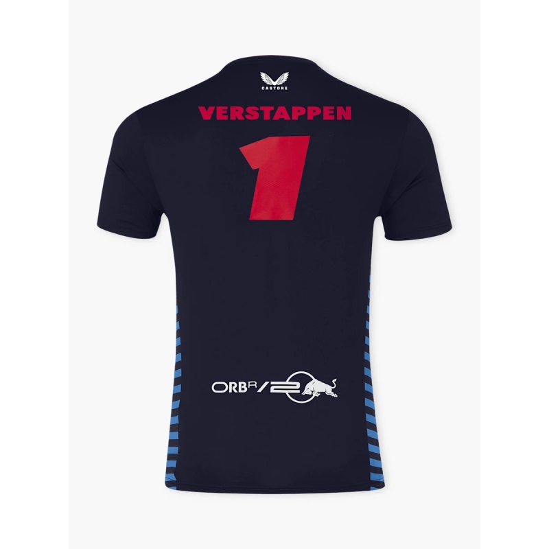Tricou Red Bull Racing F1 Max Verstappen albastru închis