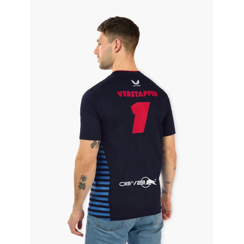 Tricou Red Bull Racing F1 Max Verstappen albastru închis