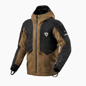 Geaca moto Revit Tectonic H2O negru-maro