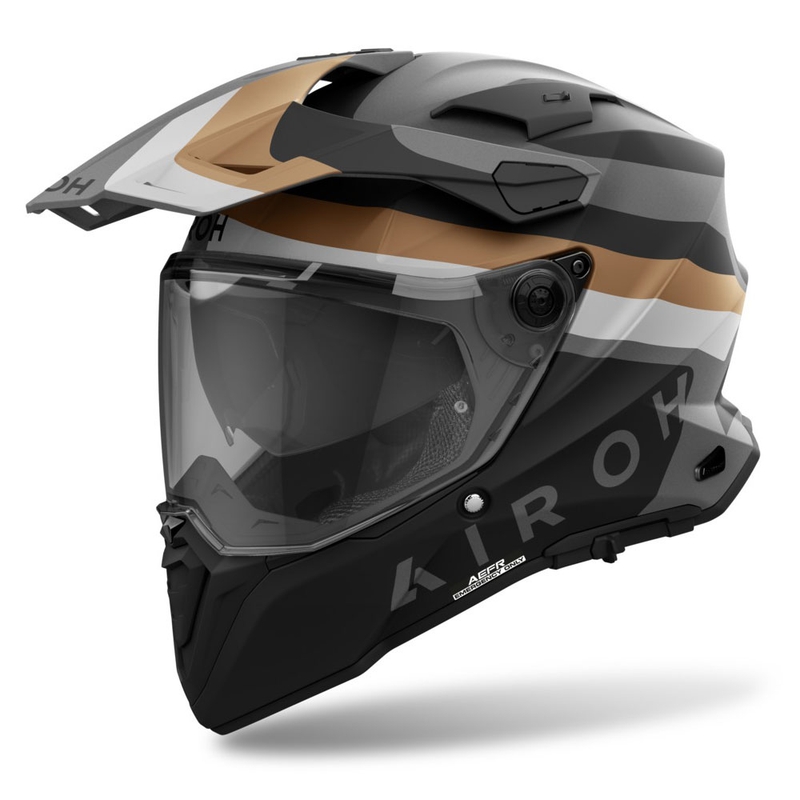 Cască Enduro Airoh Commander 2 Doom auriu mat