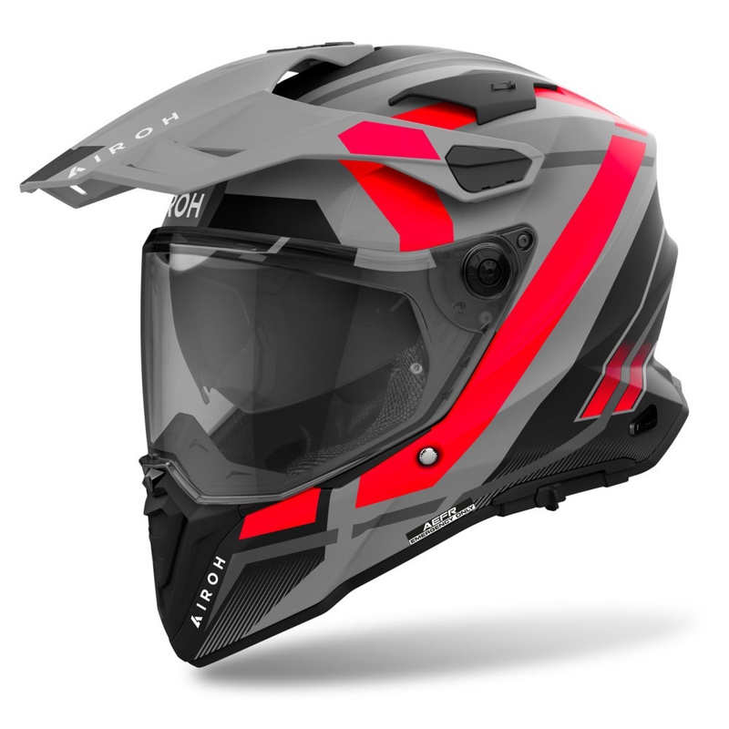 Cască Airoh Commander 2 Mavick Enduro Portocalie Mată