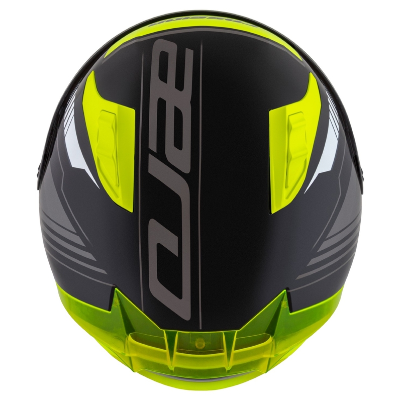 Cassca integrala de motocicleta Cassida Aero Drome negru-galben fluo-alb-gri
