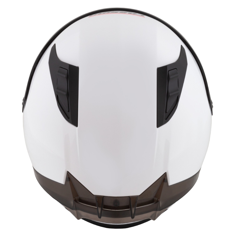 Cassida integrala pentru motociclete Cassida Aero alb-negru mat