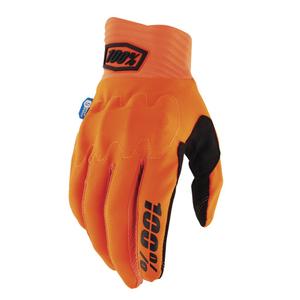 Mănuși de motocross 100% Cognito Smart Shock portocaliu fluo