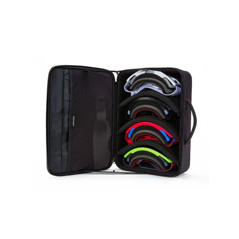 Husa pentru ochelari Alpinestars Supertech Vision negru-rosu