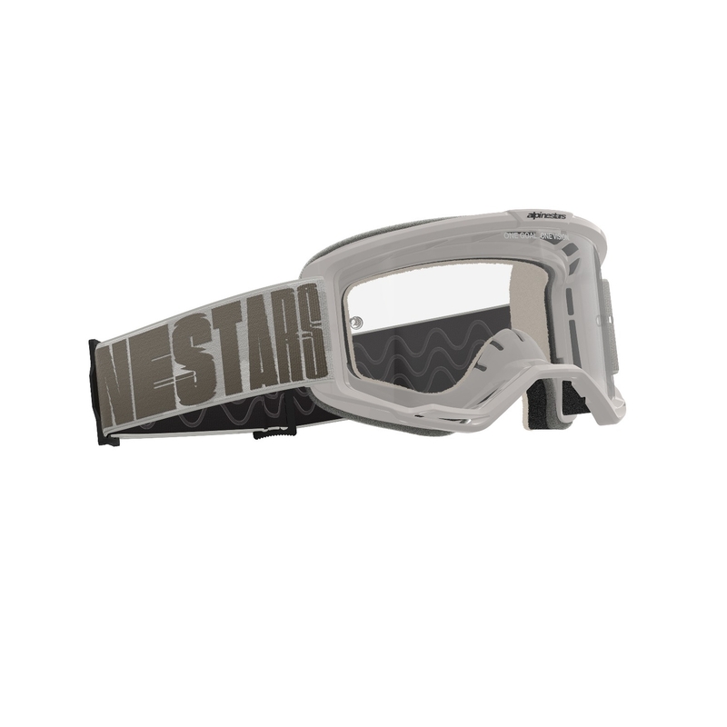 Ochelari de motocross Alpinestars Vision 5 Hollow nisip cu plexiglas transparent