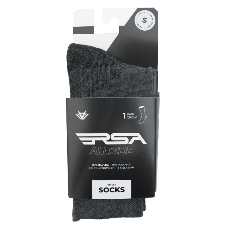 Șosete RSA Allride gri deschis